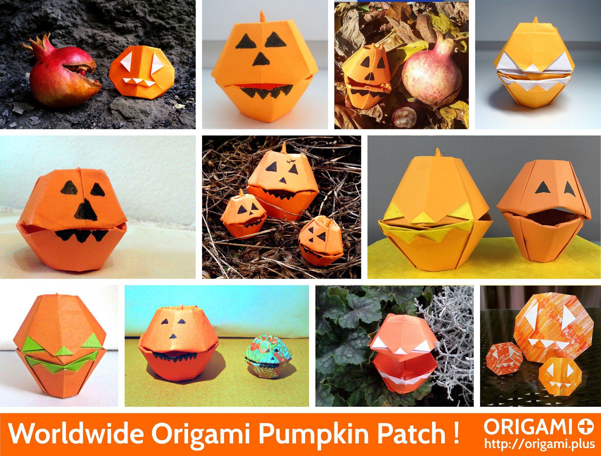 Origami Pumpkin Patch