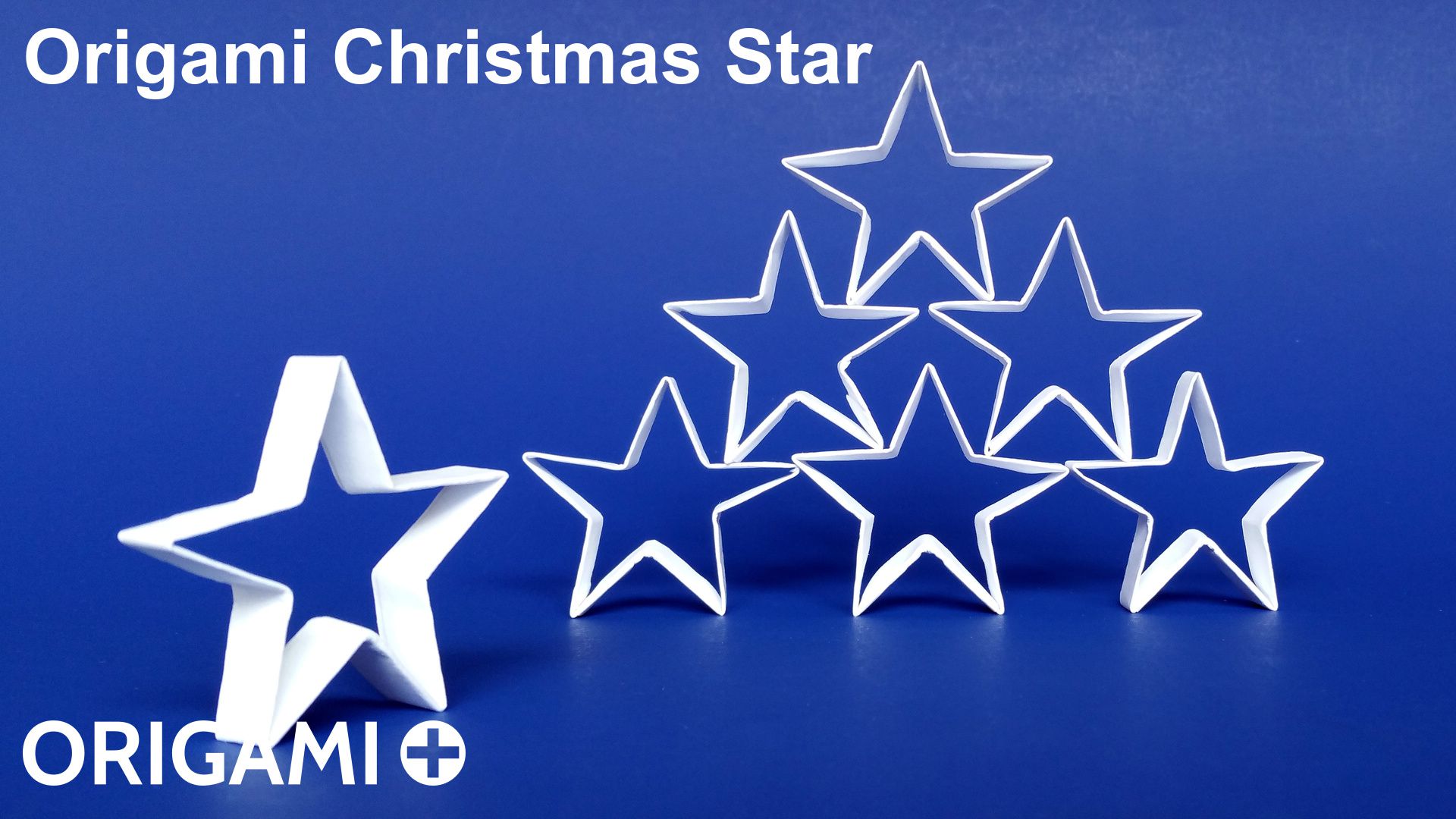 Use paper strip cut from an A4 paper to fold Origami Star