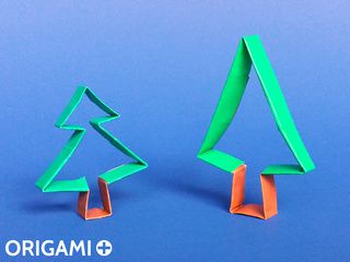 Décoration de Sapin de Noël en origami