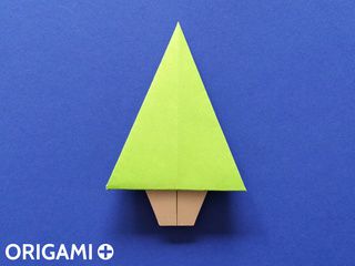 Árbol de Navidad en origami