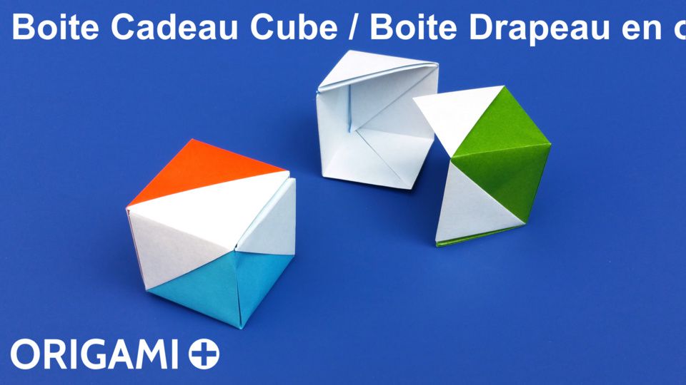 Boite Cadeau Cube / Boite Drapeau