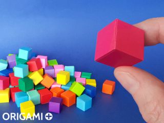 Cube en origami
