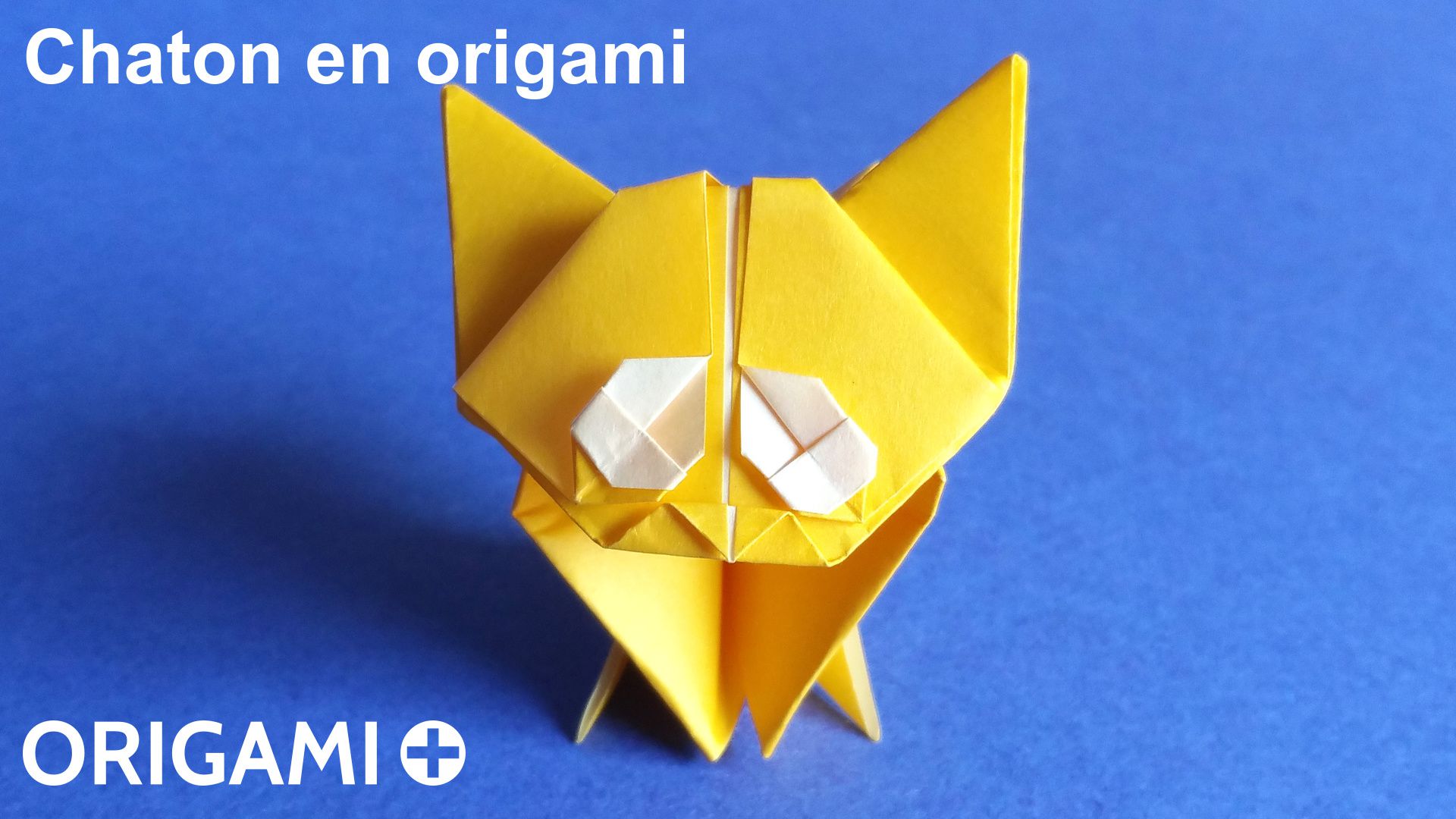 Chaton en origami