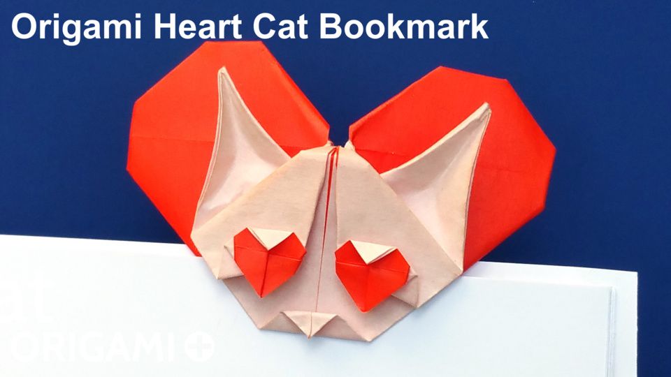 Heart Cat Bookmark