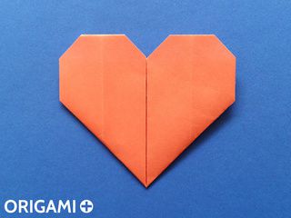 Corazón en origami