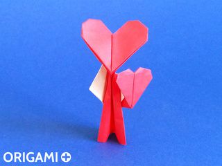 Amoureux en origami