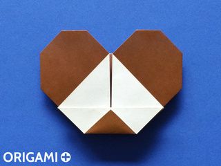 Cabeza de ratón en origami