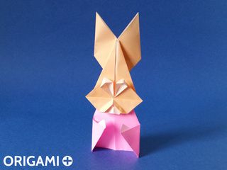 Madame Lapin  en origami
