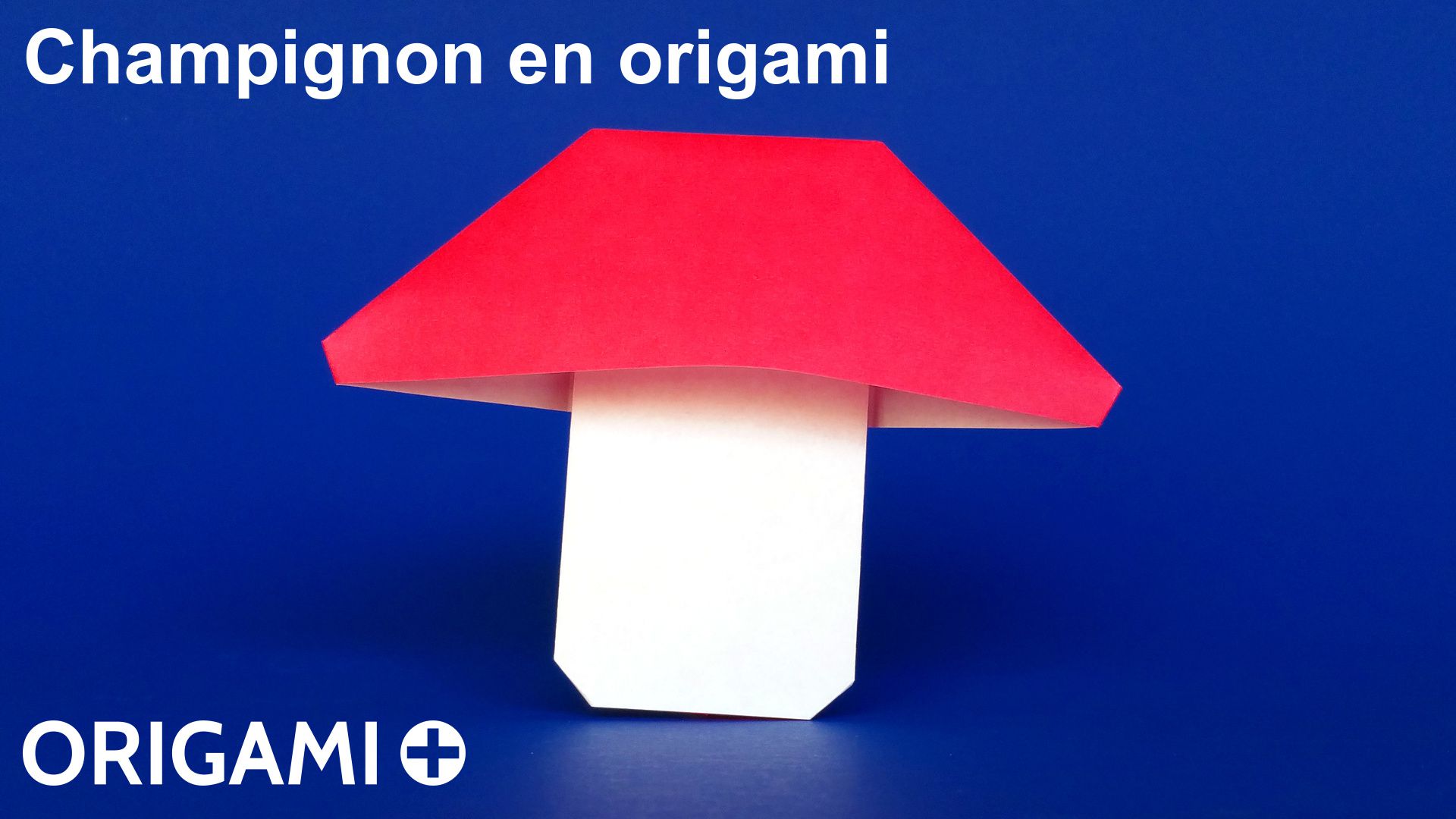 Champignon en origami