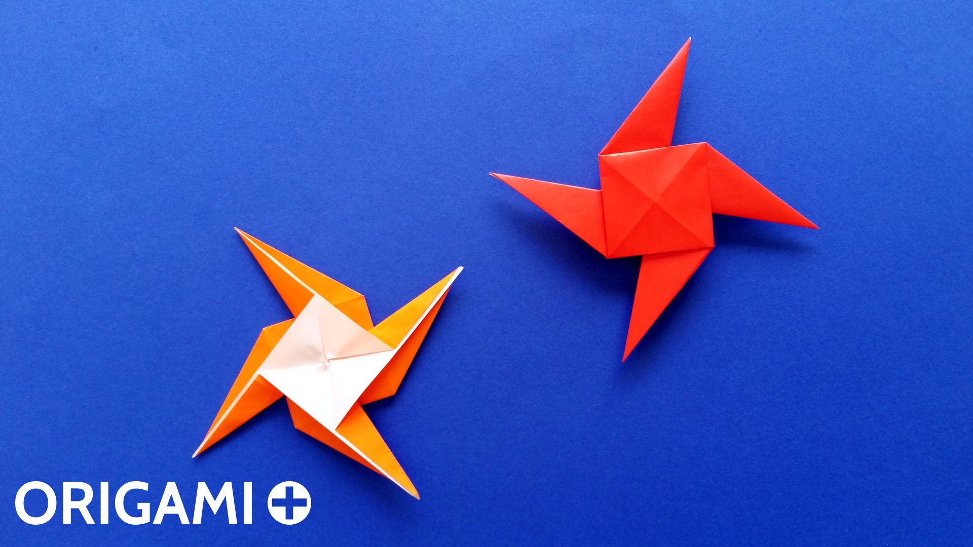 How To Make a Paper Ninja Star (Shuriken) - Origami 