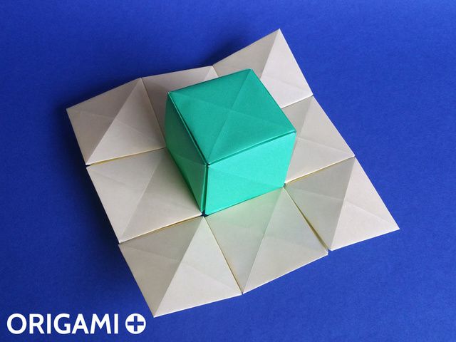 Modules de pixels en origami pour créer des mosaïques - étape 5
