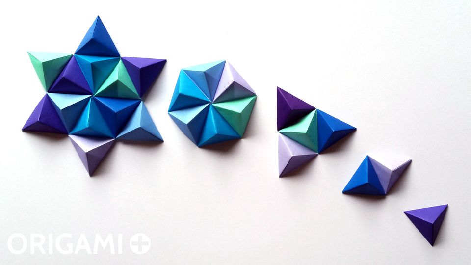 Pyramid Pixels for 3D Paper Wall Art