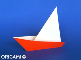Voilier en origami