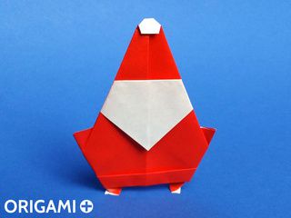 Papá Noel en origami