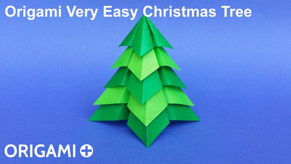 Origami Very Easy Christmas Tree