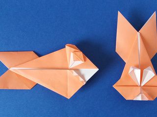 Origami Bunny turned into a Torpedo Shark