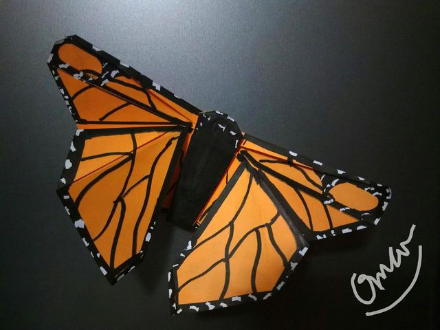 Origami Monarch Butterfly