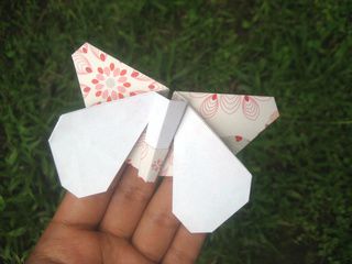 Origami Butterfly ready to take off