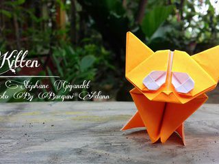 Origami Kitten in Indonesia