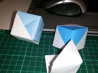 Argentina Origami Flag Box by Mimi Rossi Grabois