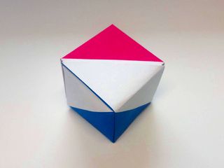 The Netherlands Origami Flag Box by Ladislav Kaňka
