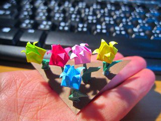 Mini Origami Tulips