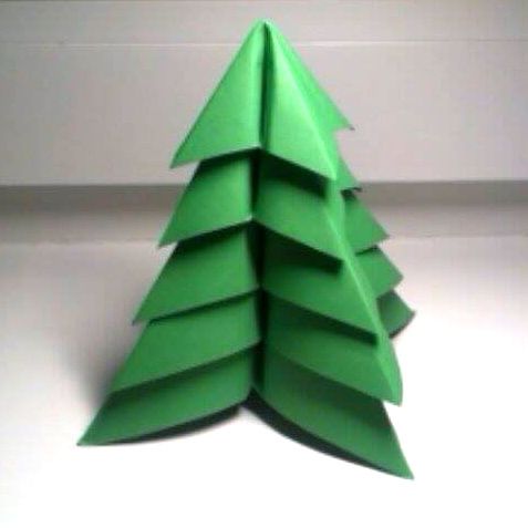 Modular Origami Christmas Tree