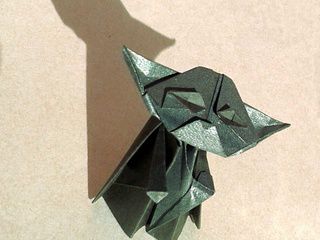 Meditating Origami Yoda