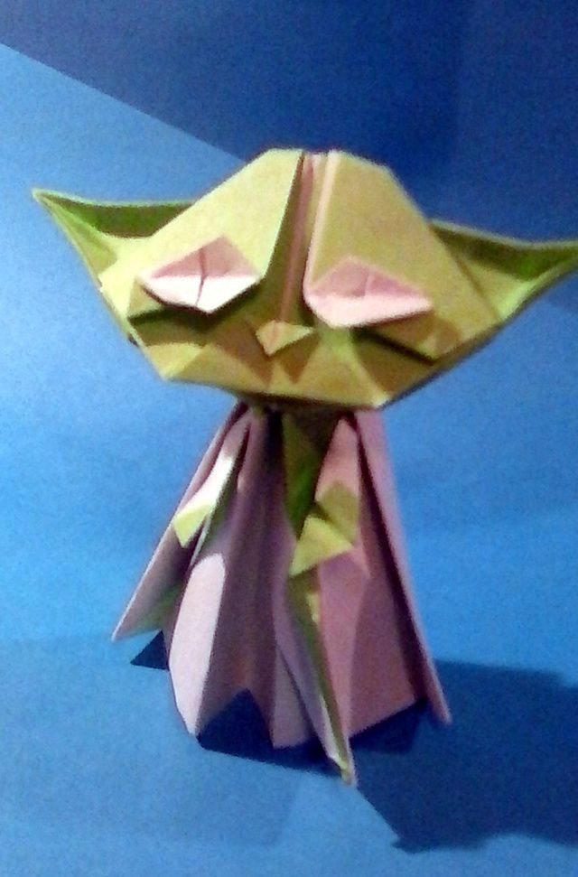 Another view of Origami Yoda.