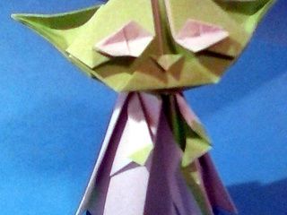 Origami Yoda folded by Penny Stonecypher
